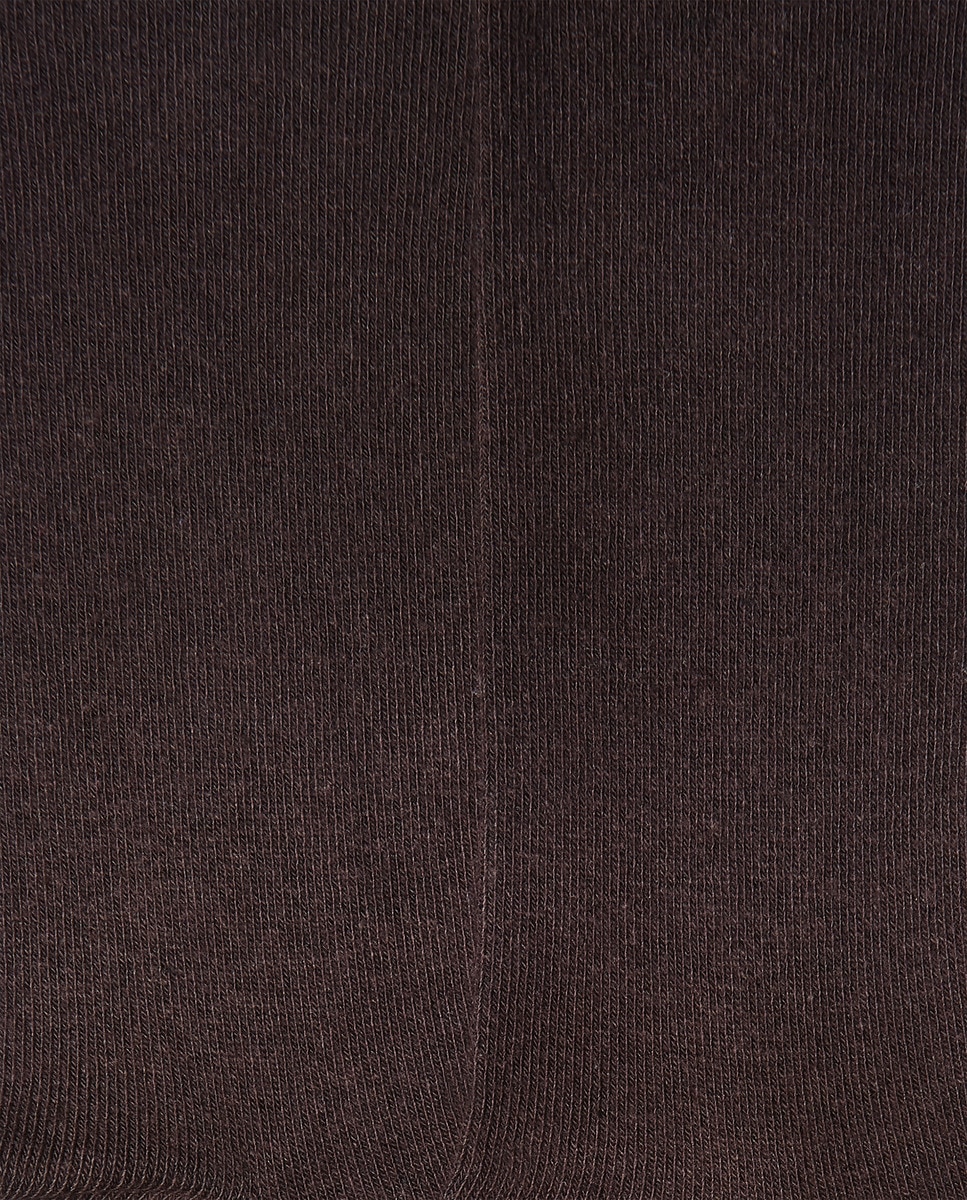 Pack de dois pares de meias de mulher Soxland lisas Castanho-2