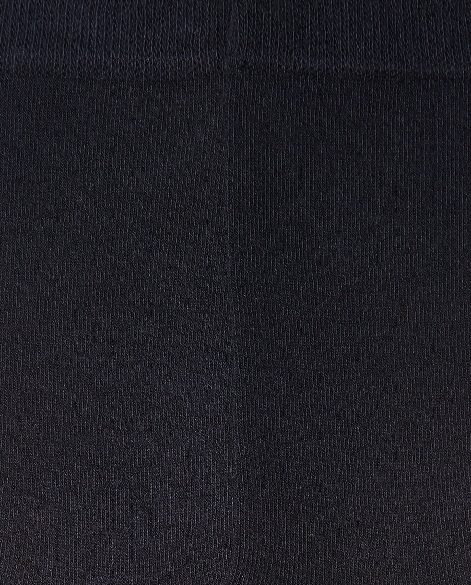Pack de dois pares de meias de mulher Soxland lisas Azul-marinho-2