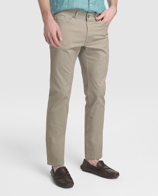 Pantalón cinco bolsillos de hombre Emidi