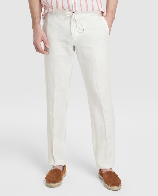 Chino de lino de hombre Emidio Tucci reg