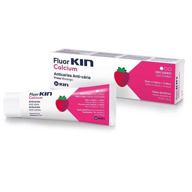 Imagem 0 de Pasta Dentífrica Fluorkin Calcium 75ml Kin