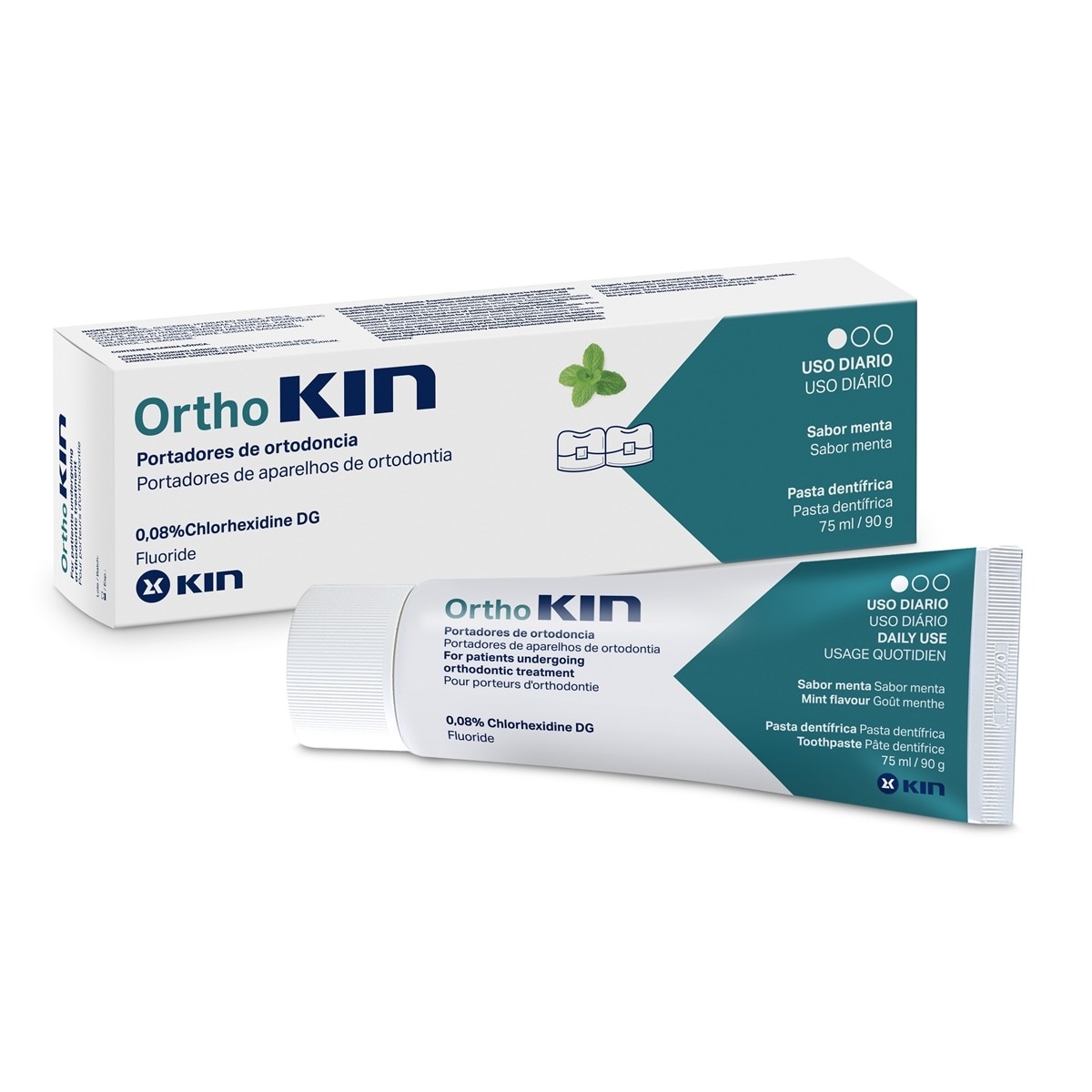 Imagem 0 de Pasta Dentífrica Orthokin 75ml Kin