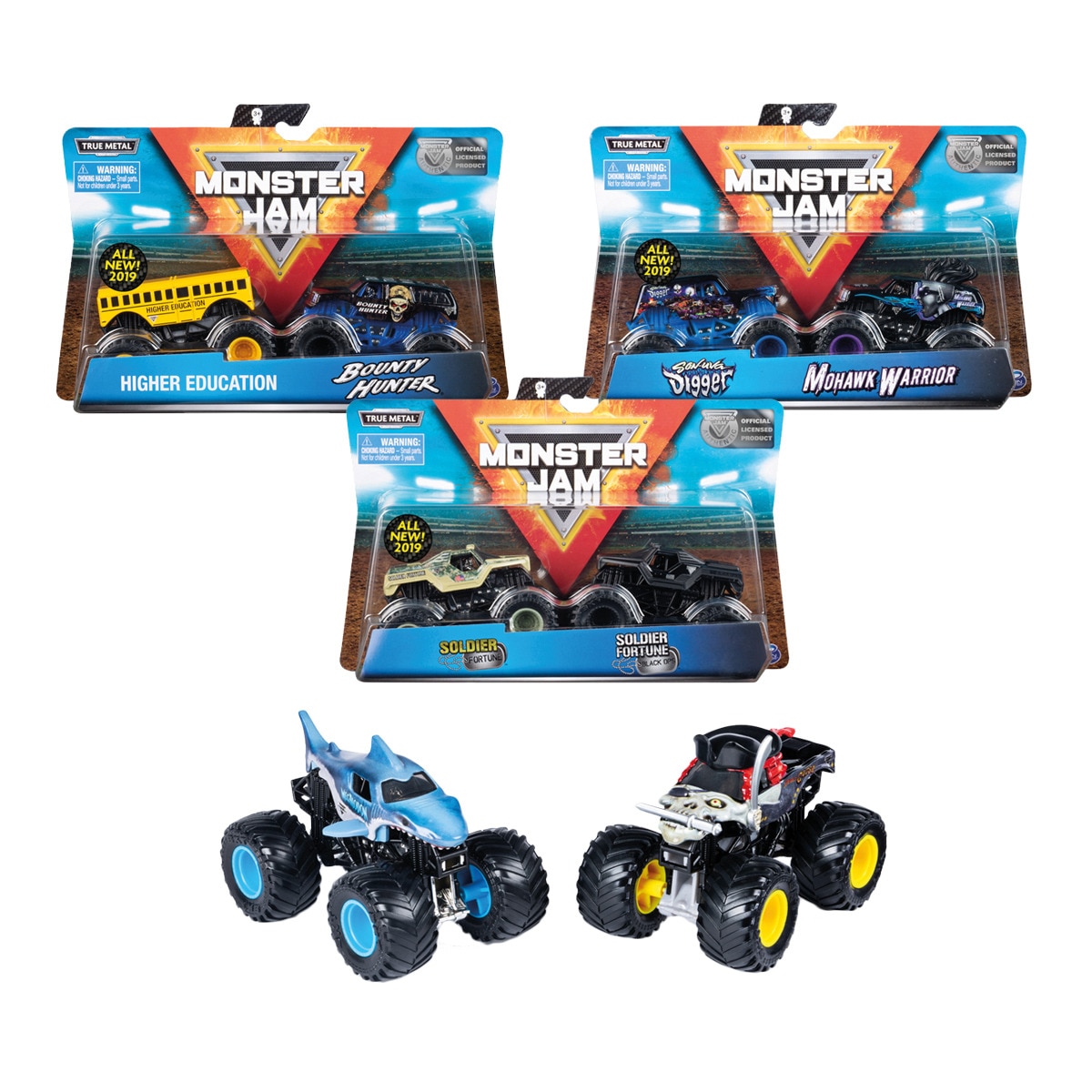 Bizak - Monster Jam Vehículos Pack Doble