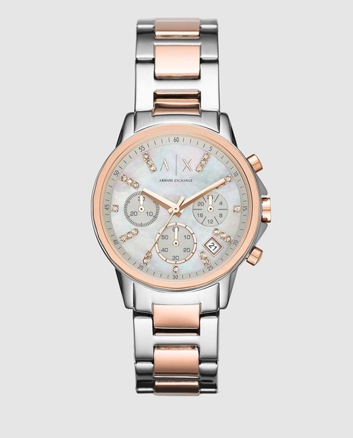 Imagem 0 de Relógio Lady Banks AX4331 de Aço Bicolor