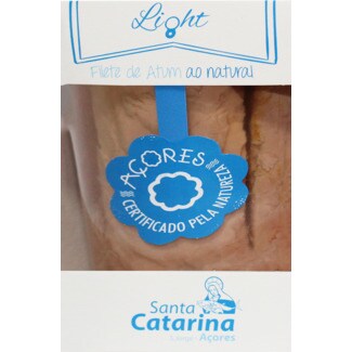 Santa Catarina Filetes de Atum ao Natural frasco 250 g