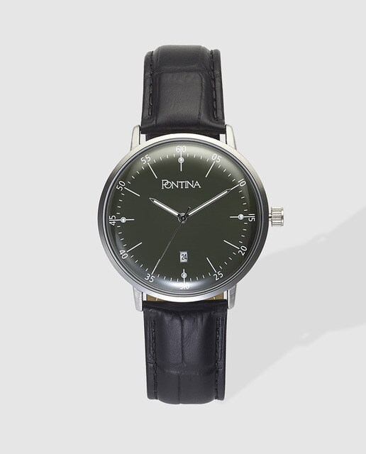 Reloj de hombre Pontina negro