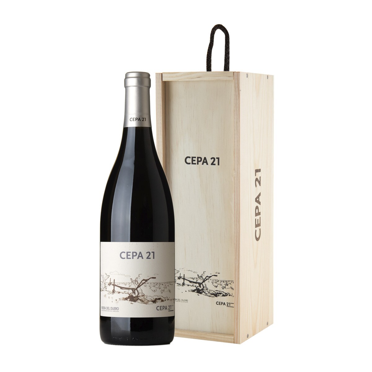 Cepa 21 - Vino Tinto Ribera Del Duero Magnum Con Caja