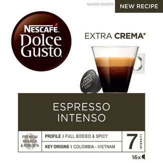 Café Expresso Intenso Intensidade 7 embalagem 16 cápsulas - Nescafé Dolce Gusto
