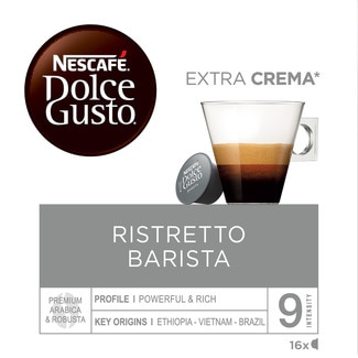 Café Ristretto Barista Intensidade 9 embalagem 16 cápsulas - Nescafé Dolce Gusto