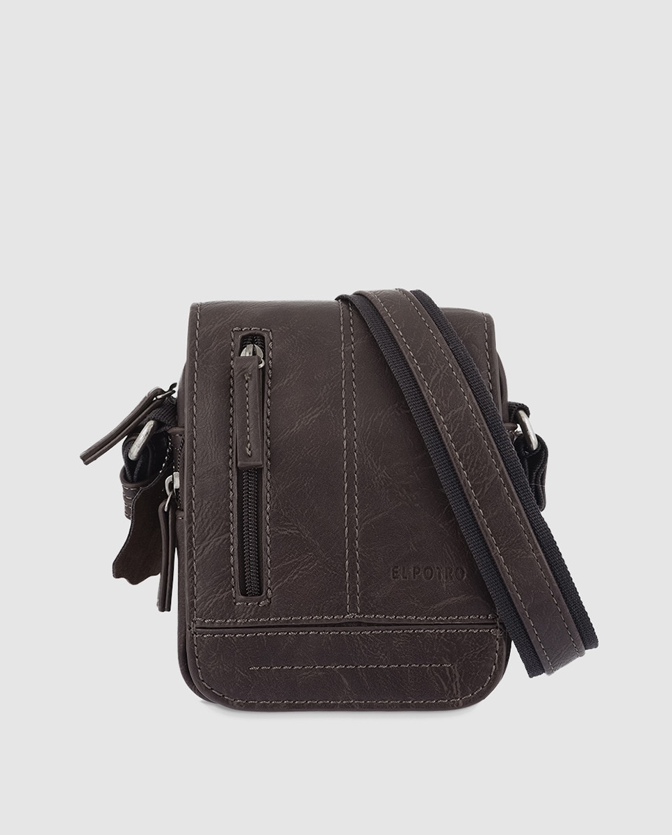 Sac à bandoulière en toile avec rabat