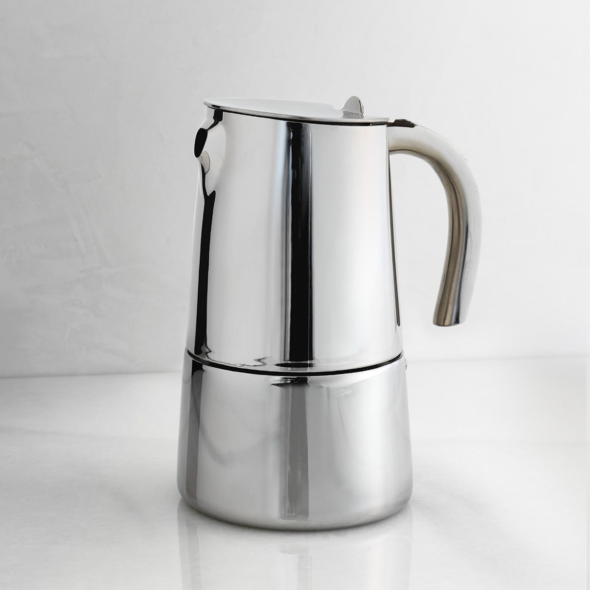 Cafeteira italiana de aço inoxidável indução Bella Bra Aço-3