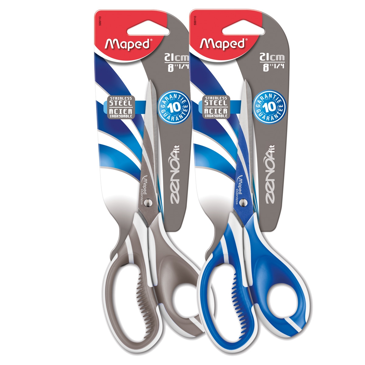 Imagen 0 de Tijera 21 cm Zenoa Fit Soft Maped