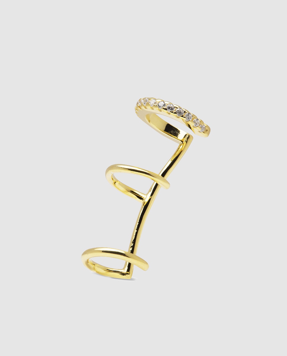 ear cuff plata el corte ingl�s