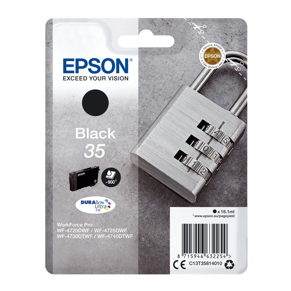 Cartucho de tinta Epson 35 DURABrite Ultra Ink negro (T358140) 1