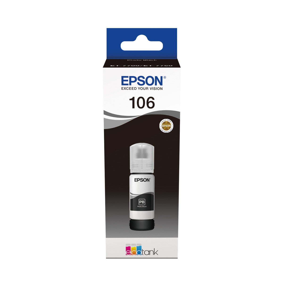 Imagen 0 de Botella de tinta Epson 106 negro fotográfico (T00R140)
