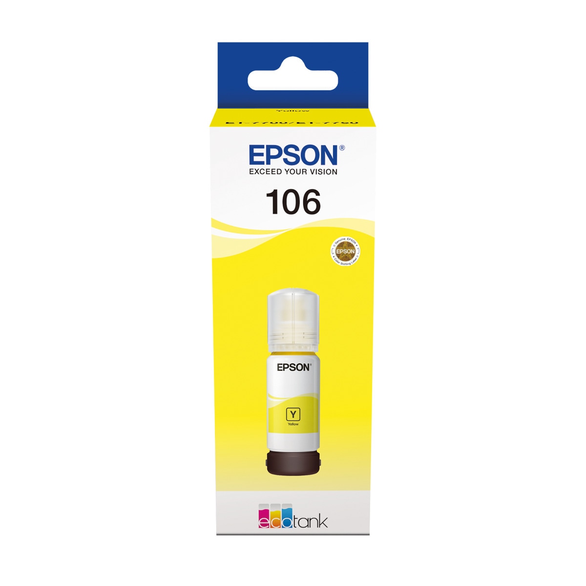 Imagen 0 de Botella de tinta Epson 106 amarillo (T00R440)