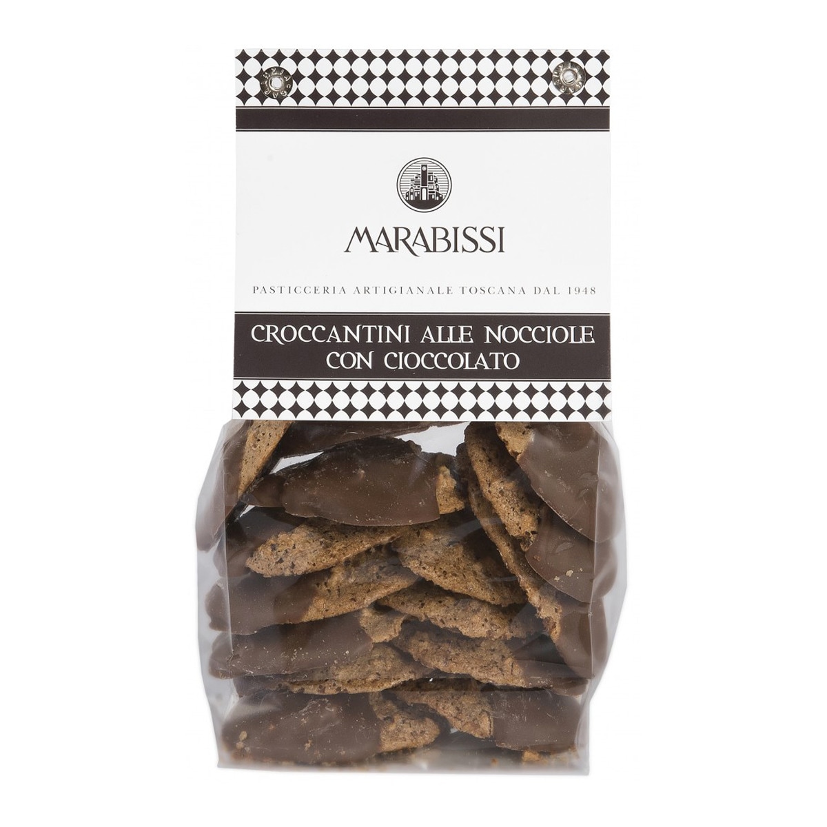 Galletas crujientes de avellanas con chocolate Marabissi 1