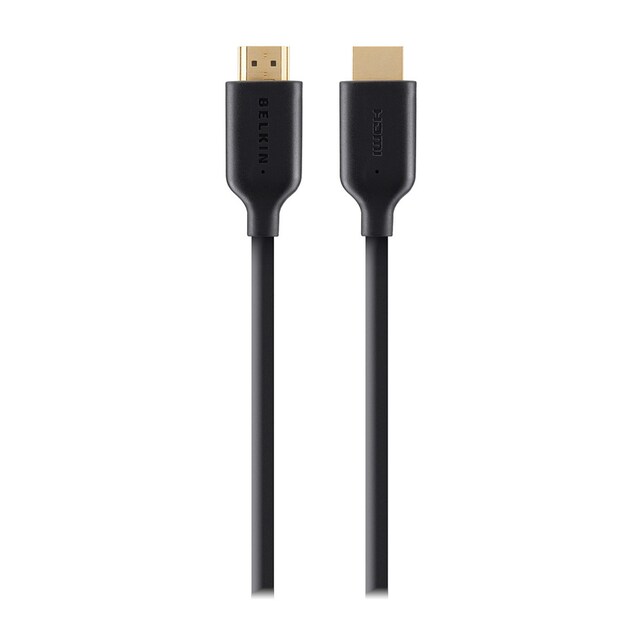 Imagen 0 de Cable HDMI Belkin de alta velocidad con Ethernet y conector de oro de 2m negro