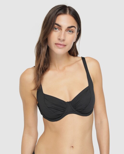 sujetador bikini negro