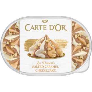 Carte D'or Les Desserts Gelado de Cheesecake de Caramelo Salgado embalagem 900 ml