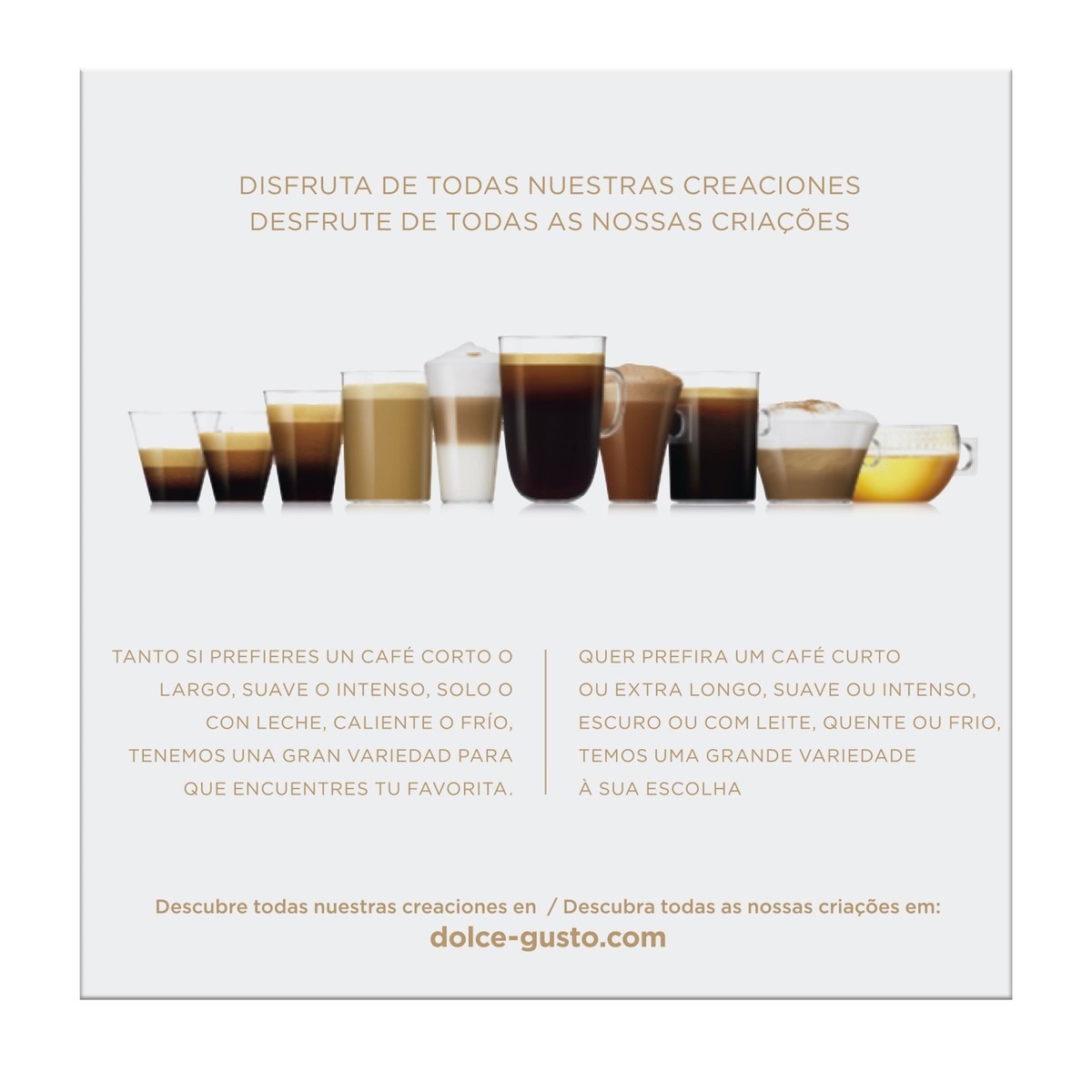 Estuche 16 cápsulas NESCAFE DOLCE GUSTO café Cortado Espresso Macchiato Decaffeinato Selección robusta 4