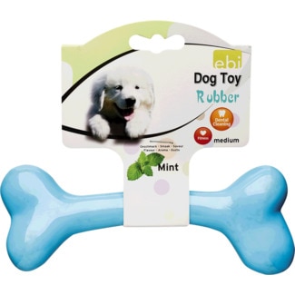 Brinquedo para Cão Osso com Sabor a Menta Tamanho M embalagem 1 unidade - Ebi