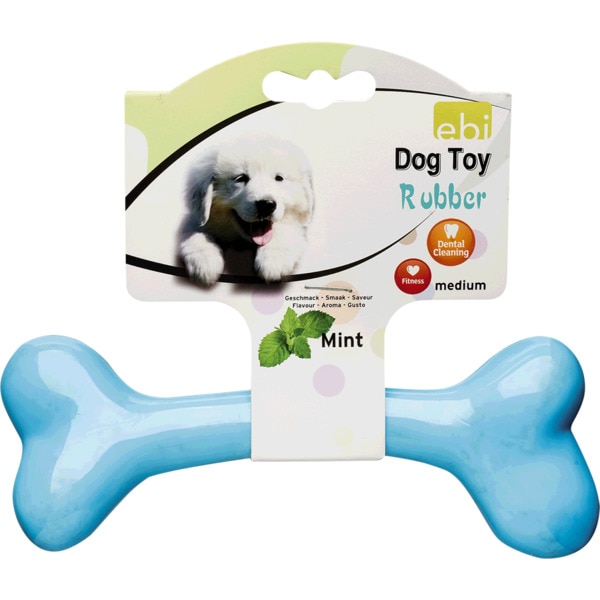 Brinquedo para Cão Osso com Sabor a Menta Tamanho M embalagem 1 unidade