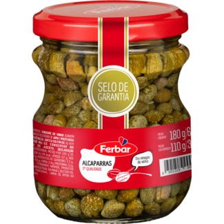 Alcaparras em Vinagre frasco 180 g - Ferbar