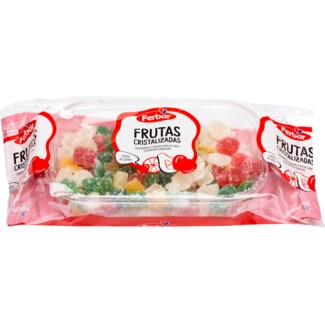 Frutas Sortidas Cristalizadas embalagem 150 g - Ferbar