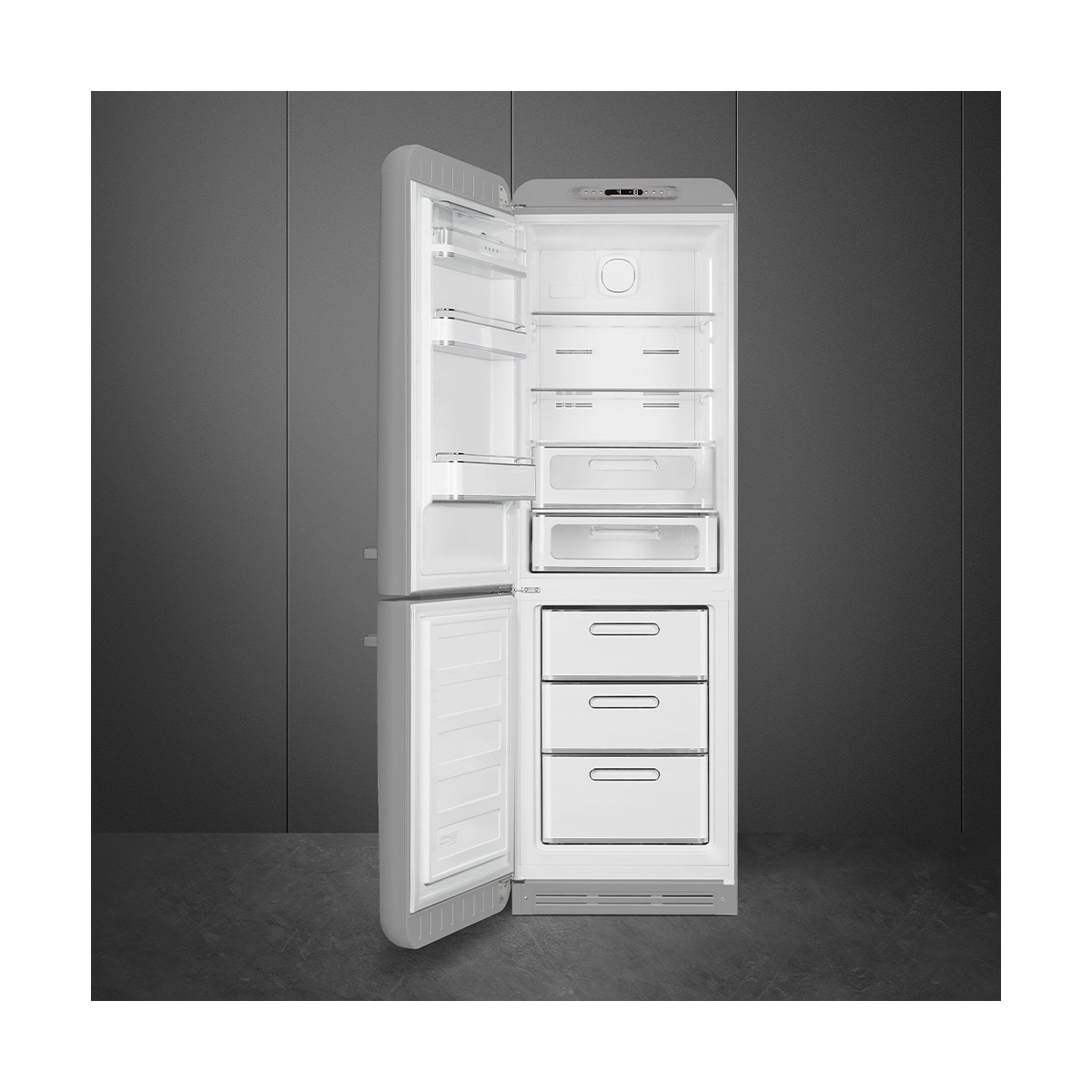 Frigorífico Combi Smeg No Frost - FAB32LSV5 Silver-5