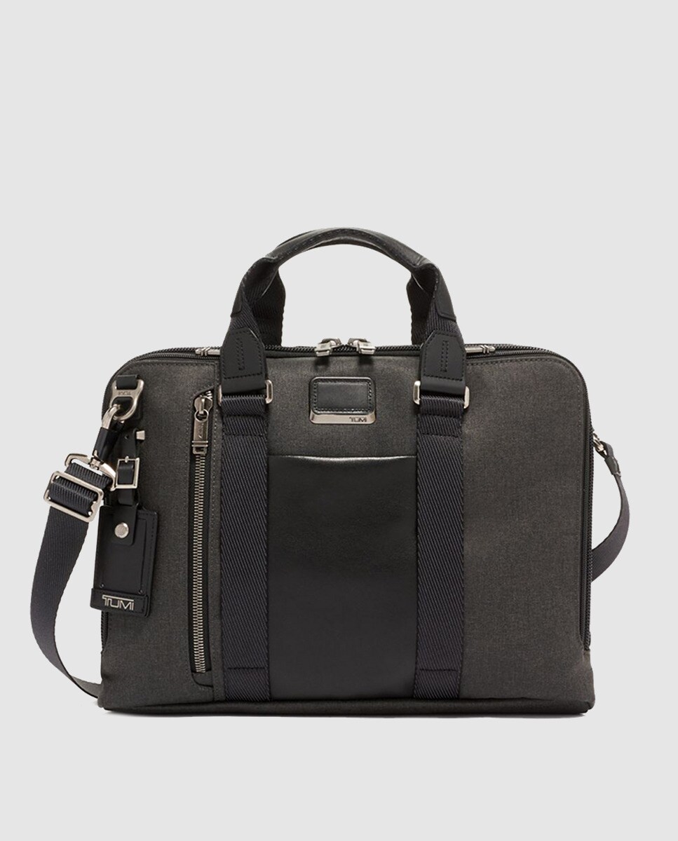 TUMI - Portadocumentos De Hombre Aviano En Negro Con Cremallera