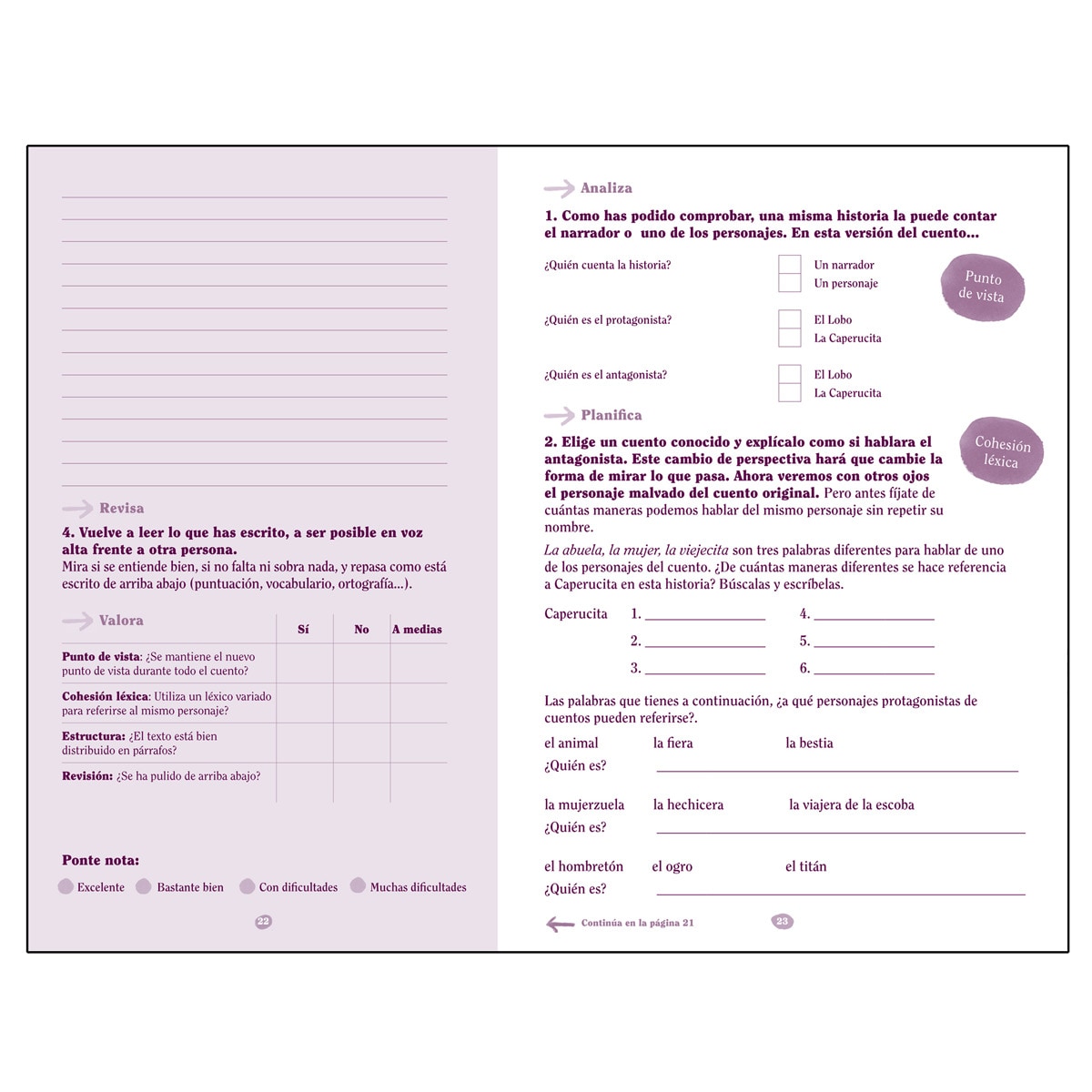 Libreta Redacciones 3er Ciclo Primaria Additio Lila-3