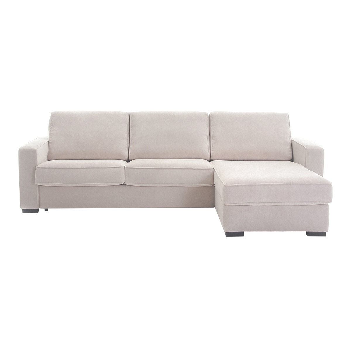 Sofá de 5 plazas con chaiselongue derecha Padua El Corte Inglés Beige-1