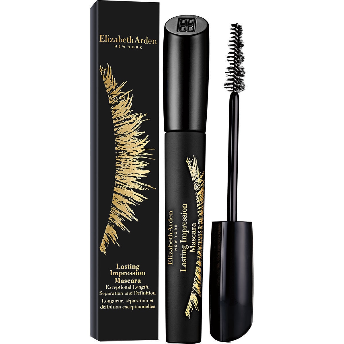 Máscara de Pestanas Lasting Impression - 8,5 ml Black 01-2