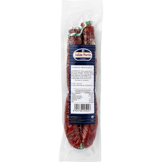 longaniza ibérica extra peso aproximado pieza 500 g - Julian Martin