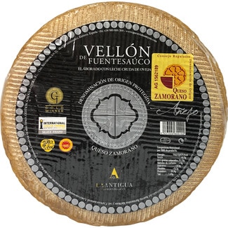 queso añejo de oveja elaborado con leche cruda DOP Queso Zamorano peso aproximado pieza 2,850 kg - El Vellon
