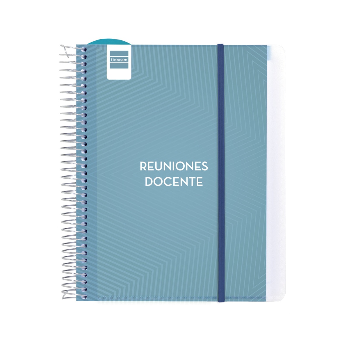 Libreta de reuniones para el docente 1/4 - 155x212 mm Finocam Azul-2