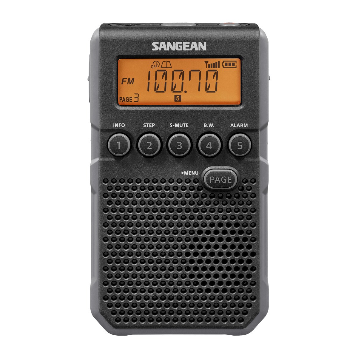 Rádio Portátil Sangean DT-800 - Preto Preto-1