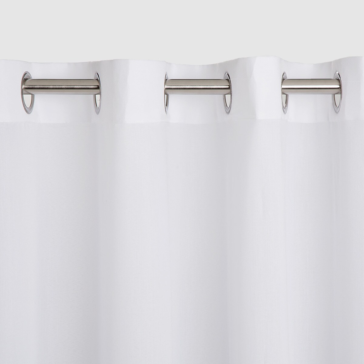 Cortina confeccionada com argolas Etamine El Corte Inglés Branco-3