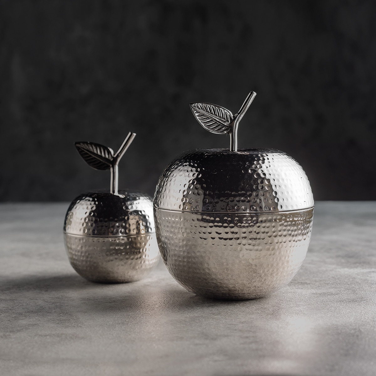Caixa decorativa Apple El Corte Inglés Prata-2