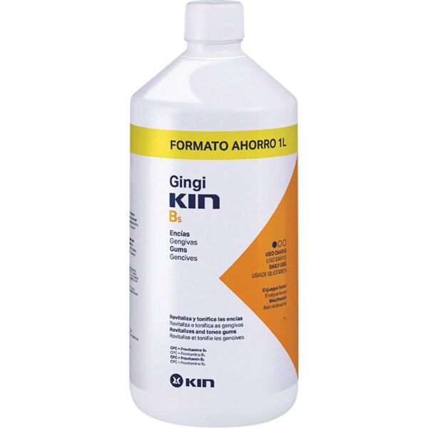 Comprar GingiKin Plus enjuague bucal frasco 1000 ml · KIN