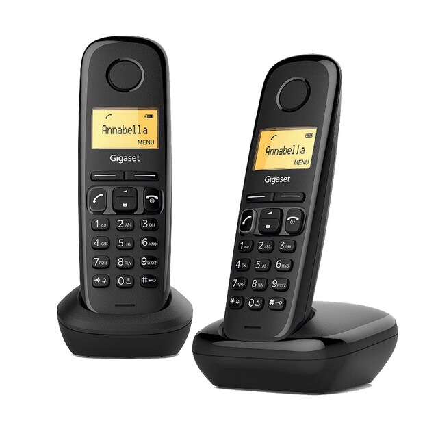 Imagen 0 de Teléfono inalámbrico Gigaset A170 Dúo Dect negro
