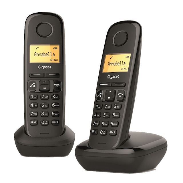 Imagen 0 de Teléfono inalámbrico Gigaset A270 Duo Dect negro