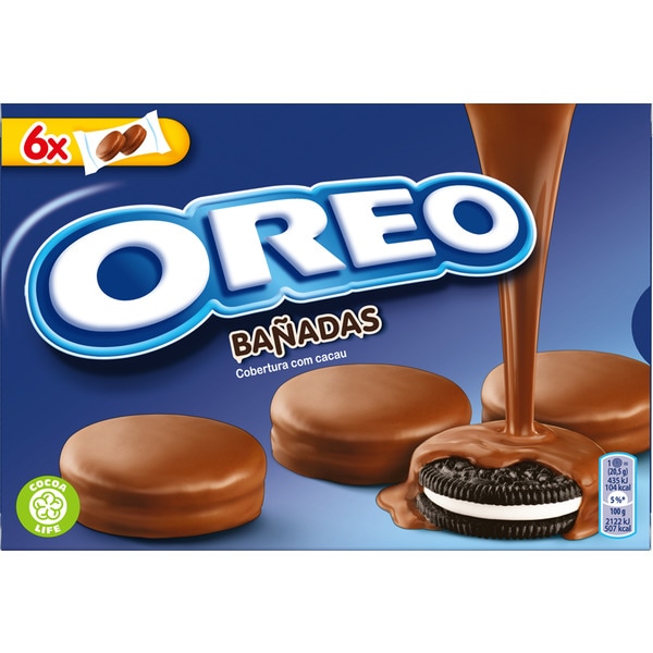 Bolachas Recheadas com Chocolate de Leite embalagem 246 g
