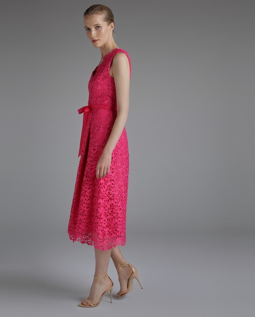 Vestido corto de guipur · Woman Fiesta El Corte Inglés · El Corte Inglés