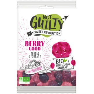 Not Guilty Gomas de Bagas de Frutos Vermelhos sem Glúten Biológicas embalagem 100 g