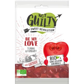 Not Guilty Gomas Corações sem Glúten Biológicas embalagem 100 g