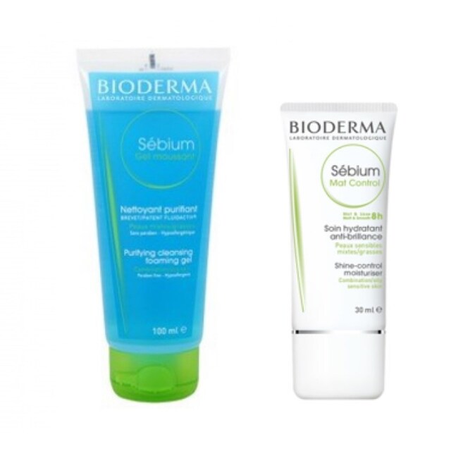 Imagem 0 de Sébium Mat Control 100ml + Sébium Gel Moussant 30 ml Bioderma
