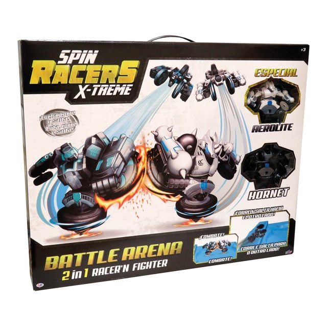 Battle arena spin racer. Incluye hornet
