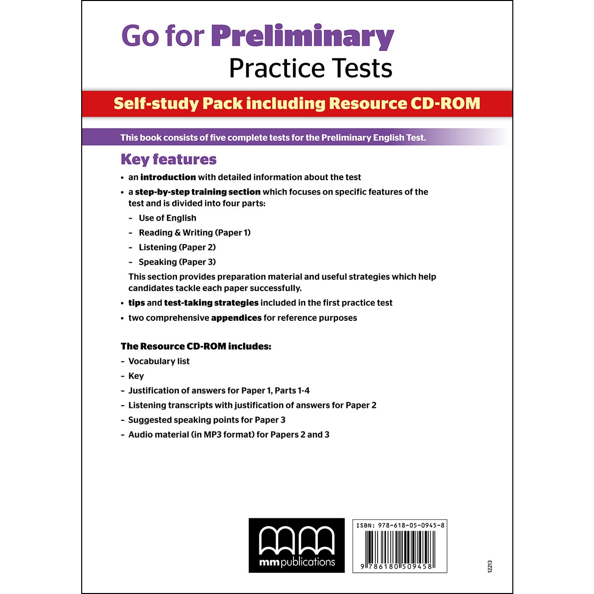 Go For Pet-  Self Study Pack + Cdrom 1
